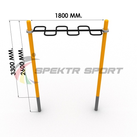 Купить Рукоход змейка для Воркаут SP WRK-05_76mm в Ярославле 