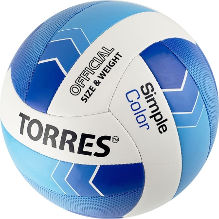 Купить Мяч волейбольный Torres Simple Color любительский р.5 в Ярославле 